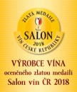 Salon vín 2018 - zlatá medaile